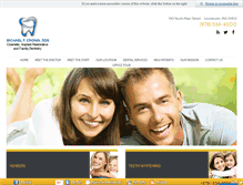 Tablet Screenshot of leominsterdentistry.com